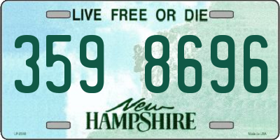 NH license plate 3598696