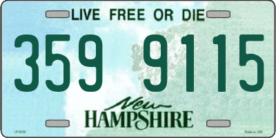 NH license plate 3599115