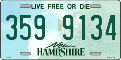 NH license plate 3599134