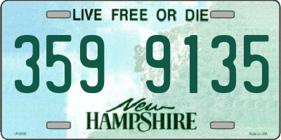 NH license plate 3599135