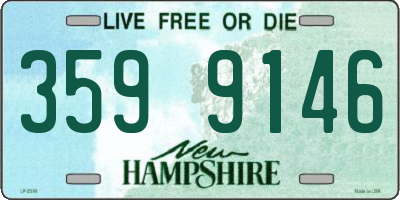NH license plate 3599146