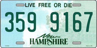 NH license plate 3599167