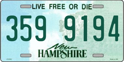 NH license plate 3599194
