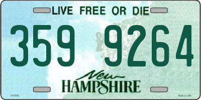 NH license plate 3599264