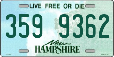 NH license plate 3599362