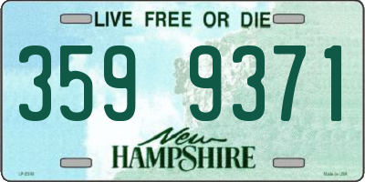 NH license plate 3599371