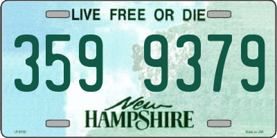 NH license plate 3599379