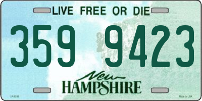 NH license plate 3599423
