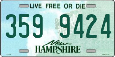 NH license plate 3599424