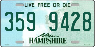 NH license plate 3599428