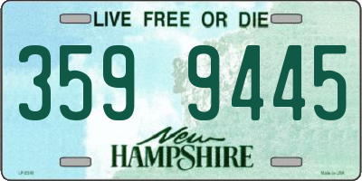 NH license plate 3599445