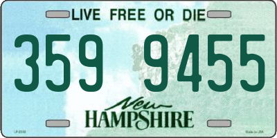 NH license plate 3599455