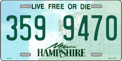 NH license plate 3599470