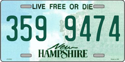 NH license plate 3599474