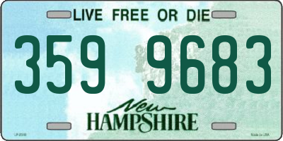 NH license plate 3599683
