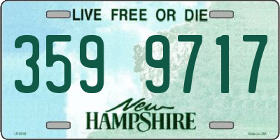 NH license plate 3599717