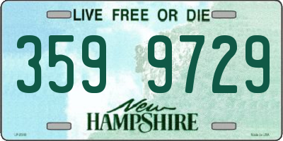 NH license plate 3599729