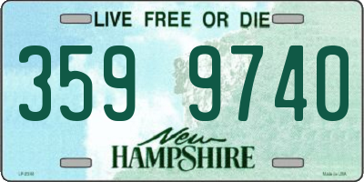 NH license plate 3599740