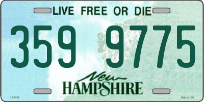 NH license plate 3599775