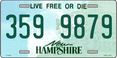 NH license plate 3599879