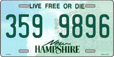 NH license plate 3599896