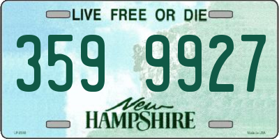 NH license plate 3599927
