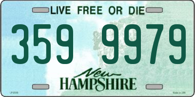 NH license plate 3599979