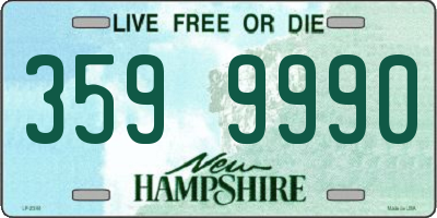 NH license plate 3599990