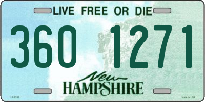 NH license plate 3601271