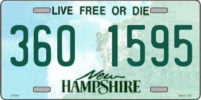 NH license plate 3601595