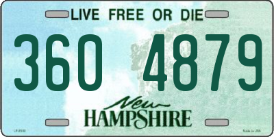 NH license plate 3604879