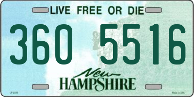 NH license plate 3605516