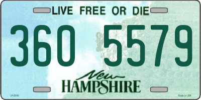 NH license plate 3605579