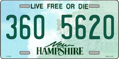 NH license plate 3605620