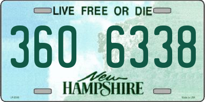 NH license plate 3606338