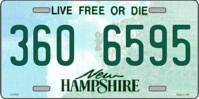 NH license plate 3606595