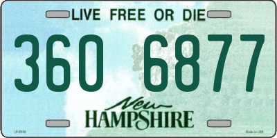 NH license plate 3606877