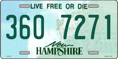 NH license plate 3607271