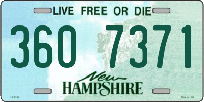 NH license plate 3607371