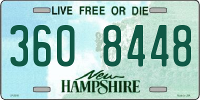 NH license plate 3608448