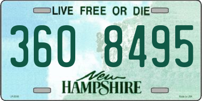 NH license plate 3608495