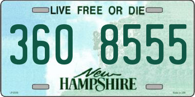 NH license plate 3608555