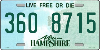 NH license plate 3608715