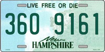 NH license plate 3609161