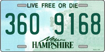 NH license plate 3609168