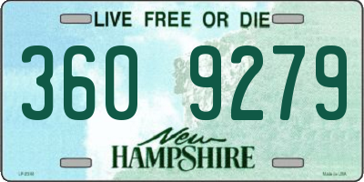NH license plate 3609279