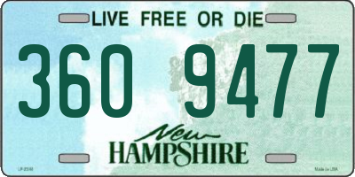NH license plate 3609477