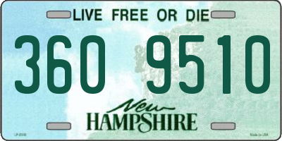 NH license plate 3609510