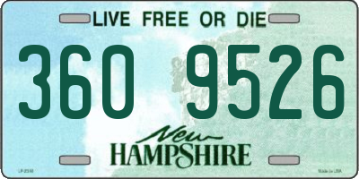 NH license plate 3609526