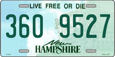 NH license plate 3609527